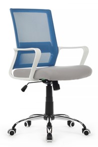 Компьютерное кресло Riva RCH 1029MW, серый/синий в Пензе
