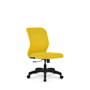Кресло компьютерное SU-Mr-4/подл.000/осн.001 желтый в Пензе