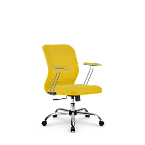 Кресло SU-Mr-4/подл.078/осн.003 желтый в Пензе