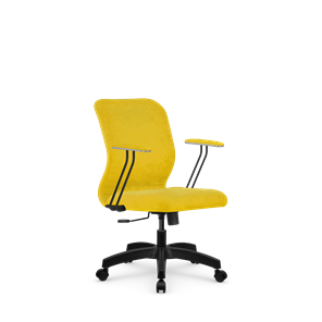 Кресло офисное SU-Mr-4/подл.079/осн.001 желтый в Пензе