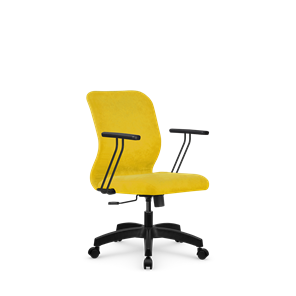 Кресло компьютерное SU-Mr-4/подл.109/осн.001 желтый в Пензе
