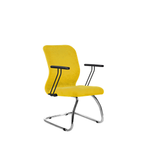 Кресло компьютерное SU-Mr-4/подл.109/осн.007 желтый в Пензе