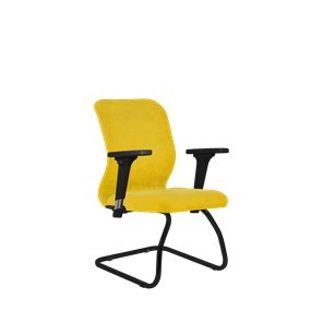 Кресло SU-Mr-4/подл.200/осн.008 желтый в Пензе