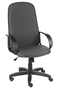 Офисное кресло ДамОфис Амбасадор JP15/1 серый ромбик в Пензе