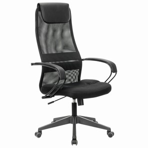 Компьютерное кресло Brabix Premium Stalker EX-608 PL (ткань-сетка/кожзам, черное) 532090 в Пензе