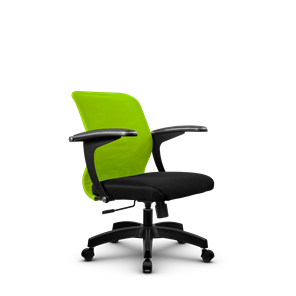 Кресло компьютерное SU-M-4/подл.160/осн.001, Зеленый/Черный в Пензе