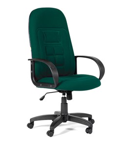 Кресло компьютерное CHAIRMAN 727 ткань ст., цвет зеленый в Пензе
