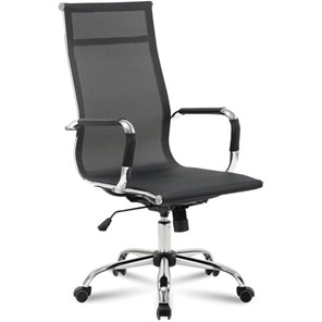 Кресло компьютерное Brabix Line EX-530 (хром, сетка, черное) 531846 в Пензе