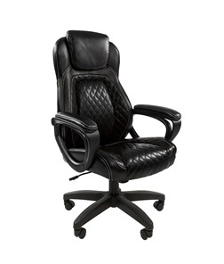 Офисное кресло CHAIRMAN 432, экокожа, цвет черный в Пензе
