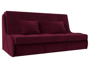 Прямой диван Риттэр 160, Бордовый (Микровельвет) в Пензе