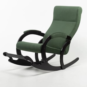 Кресло-качалка в гостиную Марсель, ткань Amigo Green 33-Т-AG в Пензе