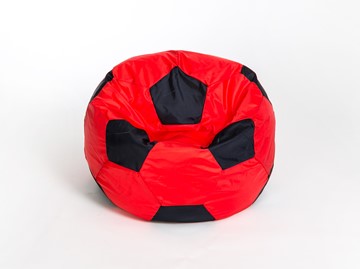 Кресло-мешок Мяч большой, красно-черный в Пензе