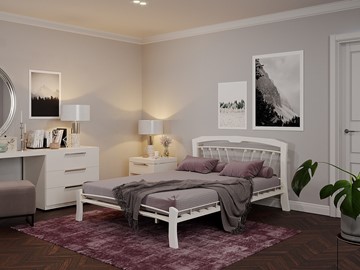 Кровать в спальню Муза 4 Лайт, 1600, белый в Пензе