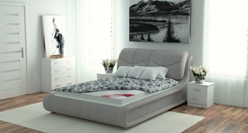 Двуспальная кровать с механизмом Сарма Сицилия 160х200 (с коробом) в Пензе