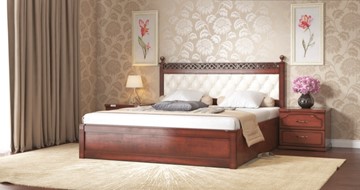 Двуспальная кровать СВ-Стиль Ричард 160*200 с основанием в Пензе