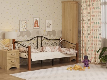 Кровать в детскую Гарда 7, 90х200, черная в Пензе