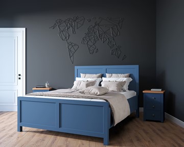 Спальная кровать Jules Verne, (JV16ETGB), синий в Пензе