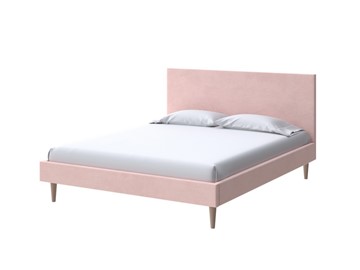Двуспальная кровать Claro 160х200, Велюр (Ultra Розовый мусс) в Пензе