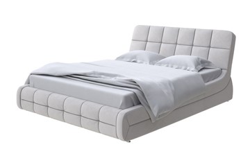 Кровать в спальню Corso-6 200х200, Велюр (Ultra Серый камень) в Пензе