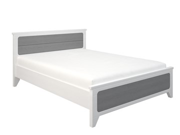 Двуспальная кровать Боринское Соня 1400, Белый/Серый в Пензе
