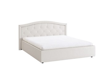 Спальная кровать Верона 1,6 белый (экокожа) в Пензе