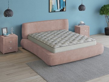 Кровать 2-спальная Zephyr 180х200, (Велсофт Винтажный розовый) в Пензе