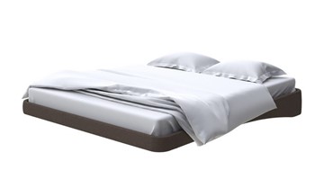 Парящая кровать 160х200, Рогожка (Savana Chocolate) в Пензе