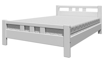 Полутороспальная кровать Вероника-2 (Белый Античный) 140х200 в Пензе