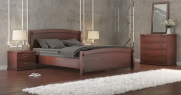 Кровать двуспальная СВ-Стиль Магнат 160*195 с основанием в Пензе
