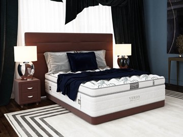 Кровать спальная Modern/Basement 180х200, Флок (Велсофт Спелая слива) в Пензе