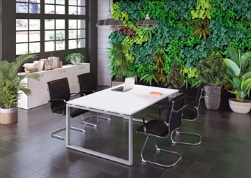 Комплект офисной мебели Metal System Style (Серый/Белый) в Пензе