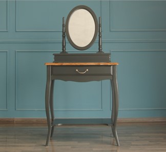 Стол туалетный Leontina с зеркалом (ST9321BLK) Черный в Пензе