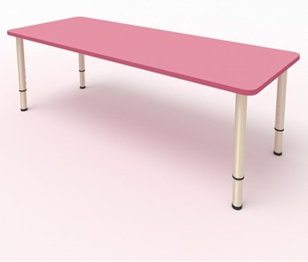 Стол детский 2-местный  (по одну сторону столешн.) СДО-2 (0-3) розовый в Пензе