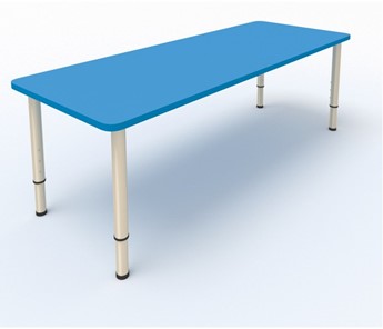 Стол для детей 2-местный  (по одну сторону столешн.) СДО-2 (0-3) синий (МДФ) в Пензе