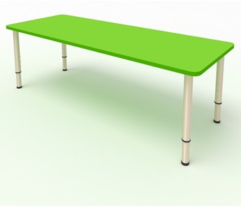 Стол для детей 2-местный  (по одну сторону столешн.) СДО-2 (0-3) зеленый в Пензе
