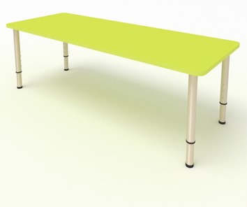 Стол для детей 2-местный  (по одну сторону столешн.) СДО-2 (0-3) желтый в Пензе