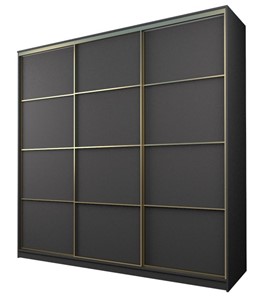 Шкаф 3-х дверный MAX МШ-27-6-27-111, Профиль Золото/Цвет Графит в Пензе
