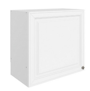 Навесной кухонный шкаф Мишель под вытяжку L600 H566 (1 дв. гл.) эмаль (белый/белый) в Пензе