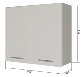Кухонный шкаф ВС7 80, Бетон пайн/Антрацит в Пензе