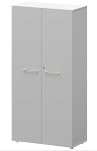 Шкаф распашной с 2-мя дверьми Kortez СМШ48F, Белый брилиант в Пензе