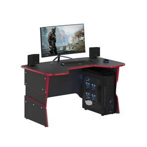 Компьютерный стол SKILLL STG 1385, Антрацит/ Красный в Пензе