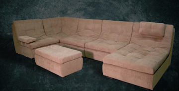 П-образный диван Шад Премьер со столом-пуфом в Пензе
