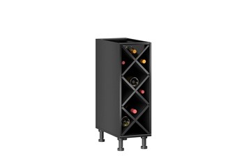 Тумба кухонная винная Мокка ЛД 270.070, цвет черный в Пензе