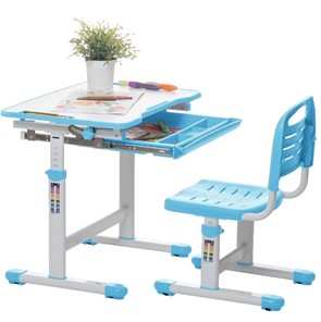 Детский стол-трансформер SET Holto-2А голубой в Пензе