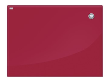 Магнитная стеклянная доска для рисования 2х3 OFFICE TSZ86 R, 60x80 см, красная в Пензе