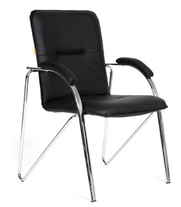 Офисное кресло CHAIRMAN 850 Экокожа Terra 118 черная в Пензе