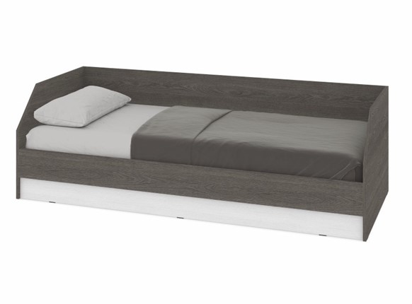 Подростковая кровать О81, Анкор темный - Анкор светлый в Пензе - изображение