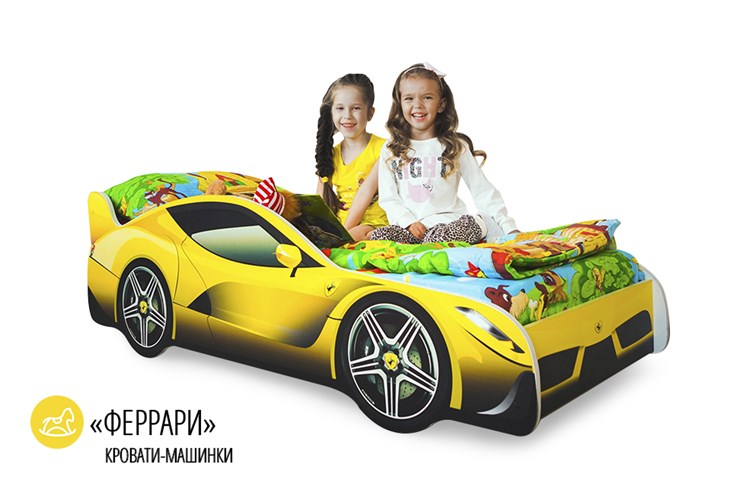 Детская кровать-машина Ferrari в Пензе - изображение 1