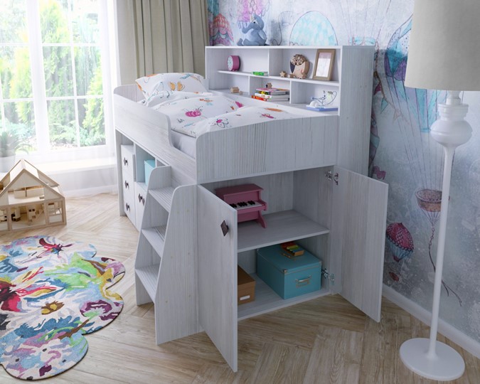 Детская кровать-чердак Малыш-5, цвет Винтерберг в Пензе - изображение 6