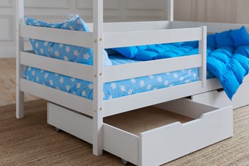 Кровать детская Домик с ящиками, цвет белый в Пензе - предосмотр 3